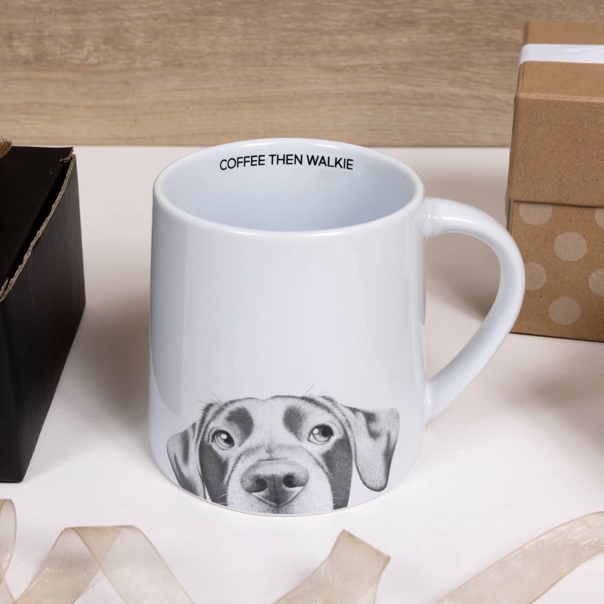 Coffee Then Walkie - 17 oz Mug