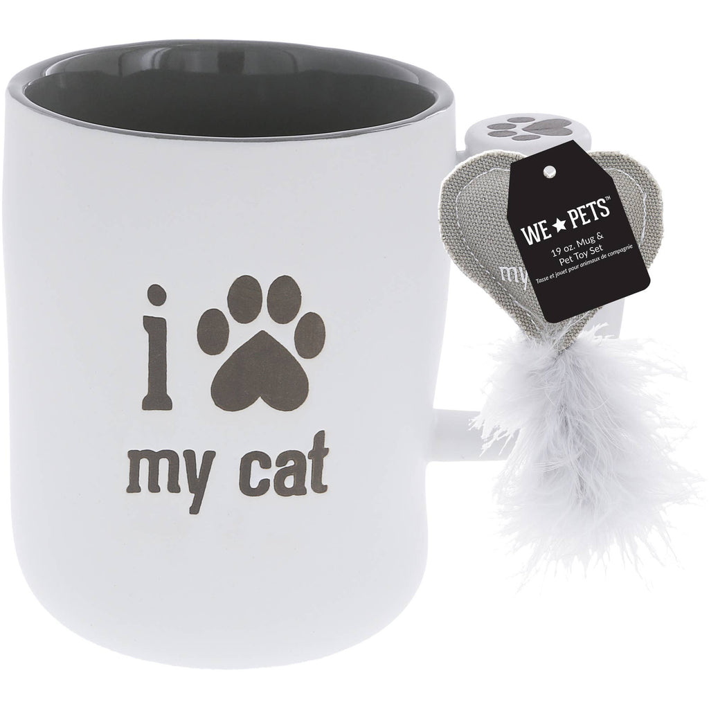 My Cat/My Human - 18 oz Mug & Pet Toy Set