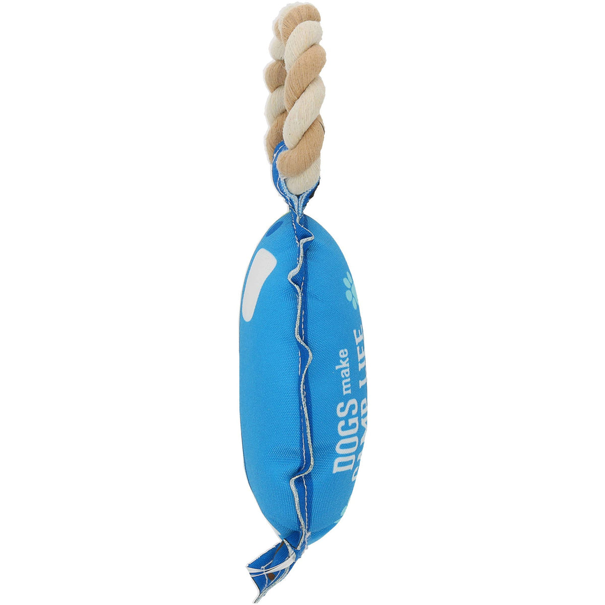 Camp Life - 10.5" Canvas Dog Toy on Rope