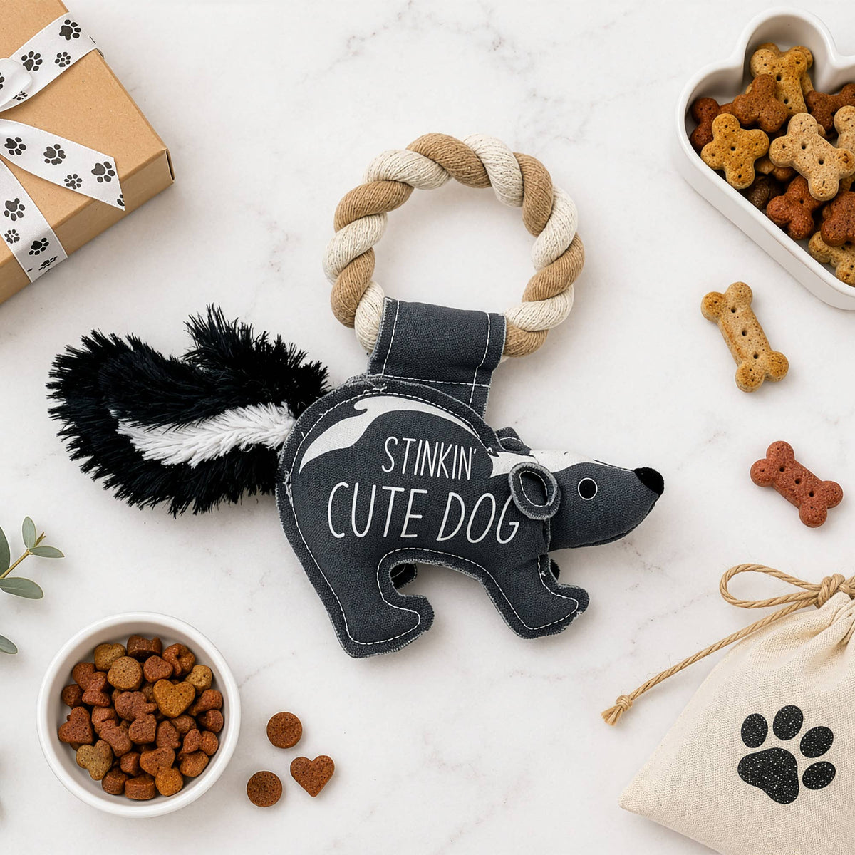Skunk - 9.5" Dog Toy