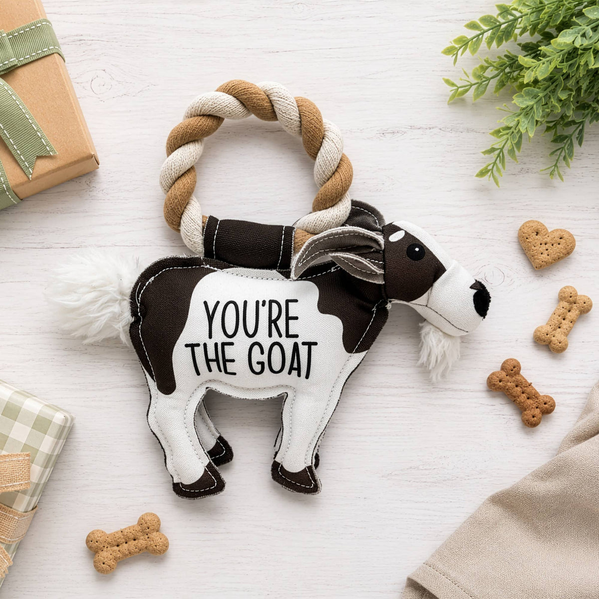Goat - 9" Dog Toy