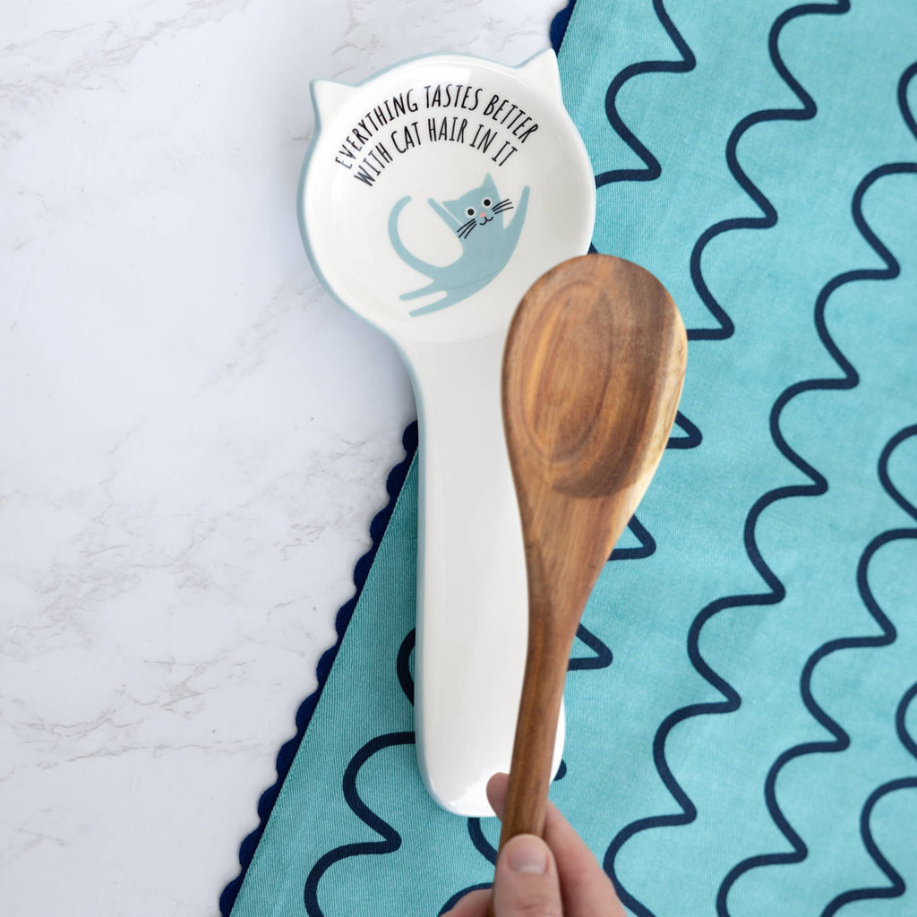 Cat Hair - 10" Spoon Rest