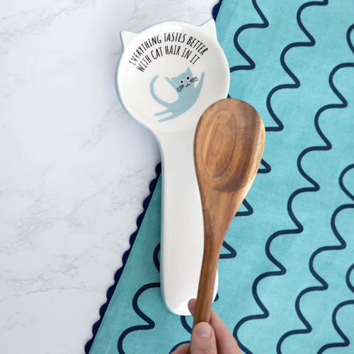 Cat Hair - 10" Spoon Rest