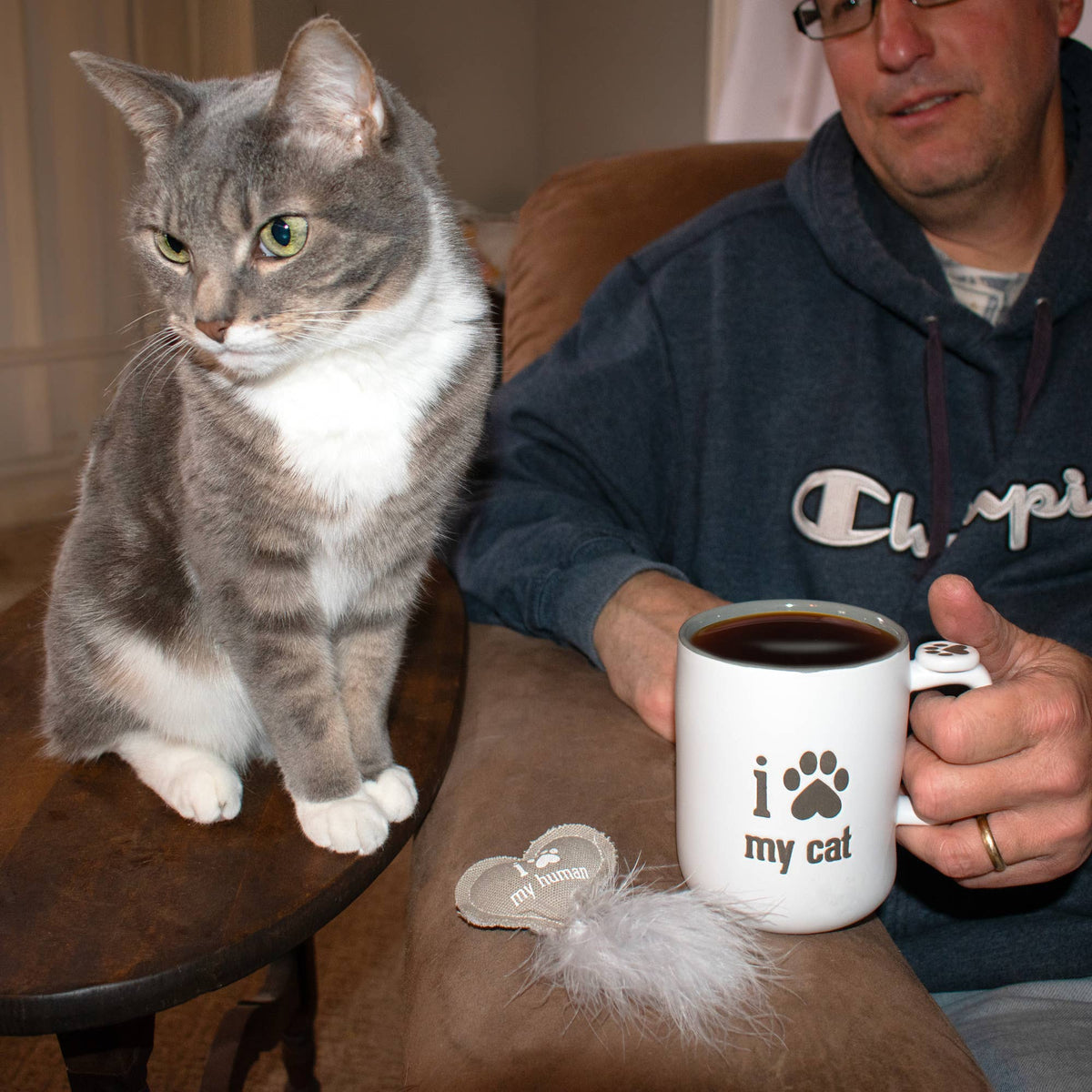 My Cat/My Human - 18 oz Mug & Pet Toy Set